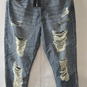 Fashion Nova Men's Distressed Denim Jeans